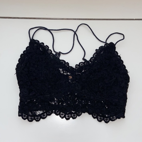 Free People Celine Bralette in Black - Picture 5 of 7